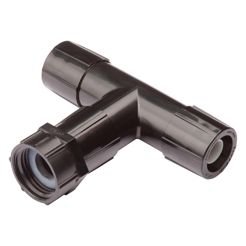 Rain Bird EFTFHT-1S Drip Irrigation Easy Fit Tee Adapter, 3/4" Female Hose Thread x Easy Fit Universal Fitting, Fits All 1/2" and 5/8" Tubing