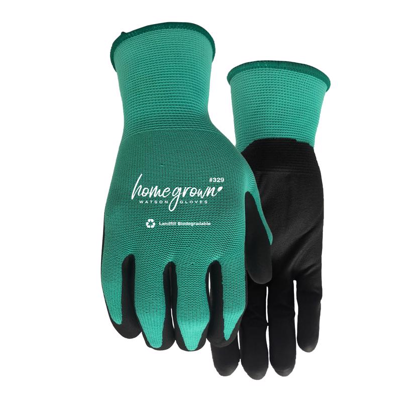 Watson Gloves Jade Biodegradable Nitrile Coated Glove - Eco-Friendly, Touchscreen Compatible, Ergonomically Formed, Snug-Fitting (Medium)