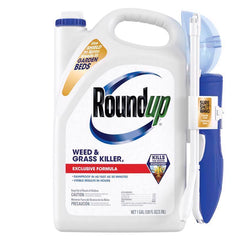 Roundup Weed & Grass Killer₄ with Sure Shot Wand, Use in and Around Flower Beds, Trees, and Driveways, 1 gal. 5375204