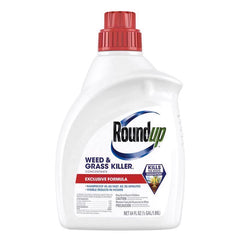 Roundup Weed and Grass Killer₄ Concentrate, Use Around Flower Beds and Trees, on Walkways, and in Other Areas in Yards, 64 fl. oz. 5376506