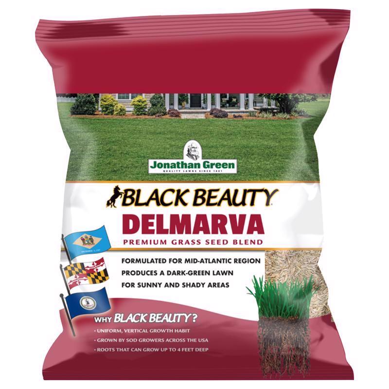 Jonathan Green (10391) Black Beauty Delmarva Grass Seed (Made for Maryland, Delaware, Virginia) - Cool Season Lawn Seed (7 lb)