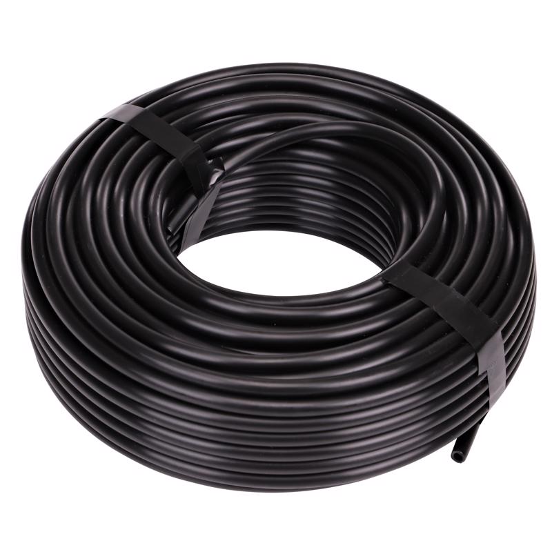 Drip Watering Tubing, Black Poly, 1/4-In. x 100-Ft.