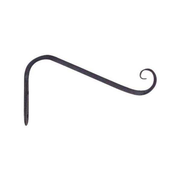 Living Accents Black Wrought Iron 5 in. H Forged Angled Plant Hook 1 pk 58002