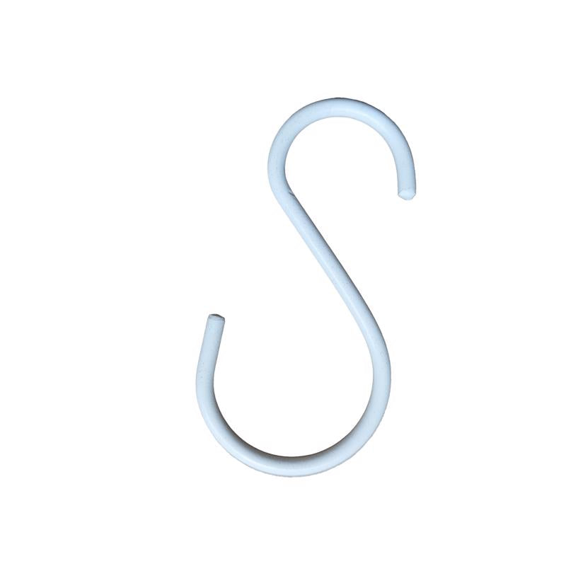 Living Accents 7035923 3.5 in. Steel S Extender Hook White - Pack of 2