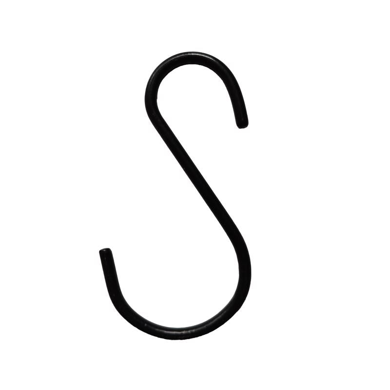 Living Accents 7035924 3.5 in. Steel S Extender Hook Black - Pack of 2