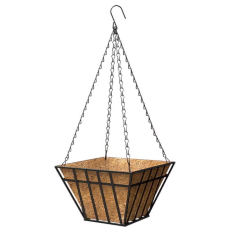 Living Accents 7035992 14 in. Black Steel Plant Hanger