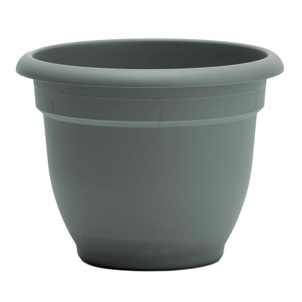 Bloem Ariana 6" Basil Round Self Watering Planter Pot - Rolled Rim Plastic Resin Indoor or Outdoor Gardening Planter with Drainage Holes, Made in USA AP0641