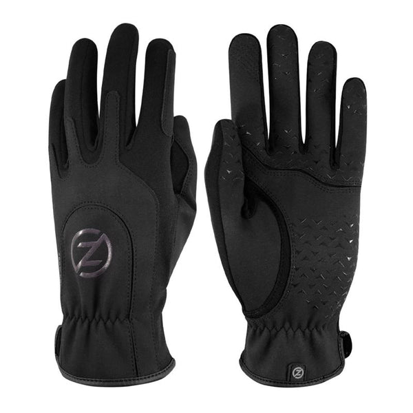Zero Friction Women's Universal-Fit Ladies Activewear Gloves, Black AW11001