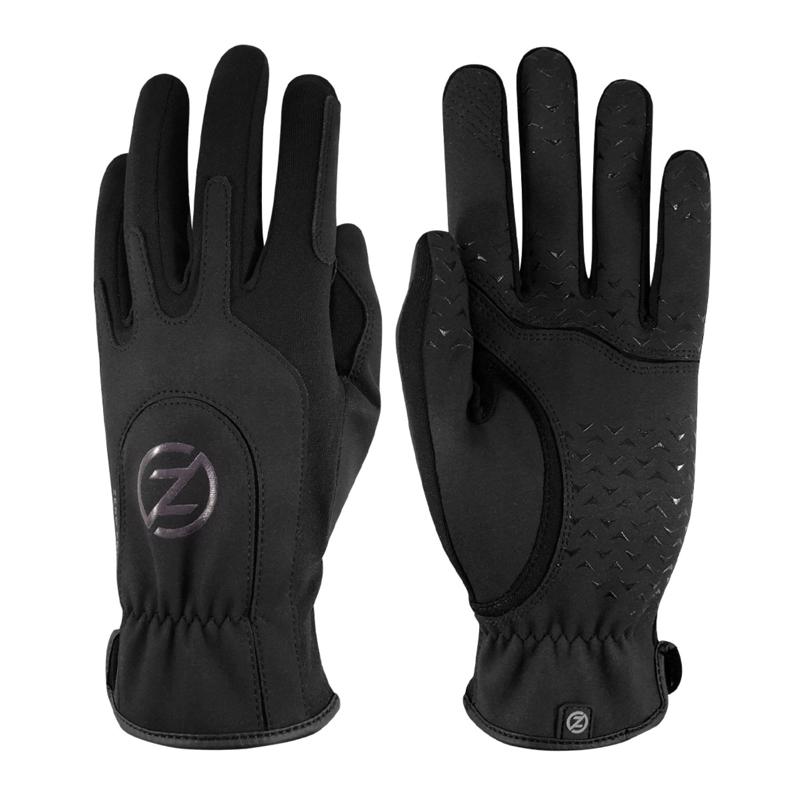 Zero Friction Women's Universal-Fit Ladies Activewear Gloves, Black