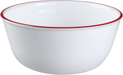 Corelle Vitrelle 6-Piece Soup/Cereal Bowl Set, Triple Layer Glass and Chip Resistant, 16-Oz Lightweight Round Bowls, Portofino 1060572