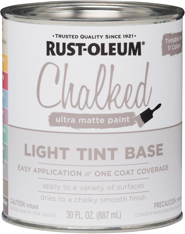 RUST-OLEUM, 30 oz, Light Tint, 287688 Base Paint, 128 Fl Oz