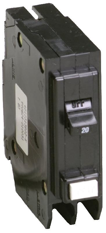 Eaton BRP120GF Breaker, 20A, 1P, 120V, 10 kAIC, Type BR Ground Fault