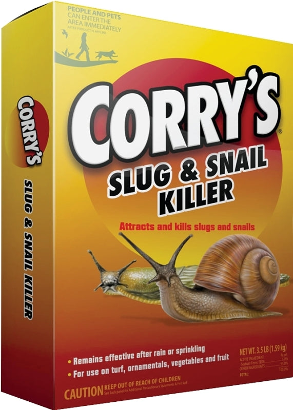 Corry's 100537446 Slug & Snail Killer, 3.5 lb, Brown/A