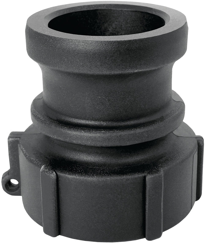 Green Leaf GLP 200 A Series Polypropylene Gator Lock Cam Lever Coupling, 2" Male Adapter/Female Thread 200A/GLP200A