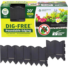 Master Mark 97220 Poundable Edging, Black