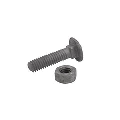 Midwest Air Technologies YardGard 5/16 in. Dia. x 1-1/4 in. L Galvanized Steel Carriage Bolt 20 pk 662497