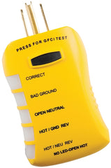 Sperry Instruments HGT6520 Circuit Testers Yellow