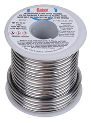 Oatey 21212 Rosin Leaded Core Solder, 1/8 in Dia, Silvery, 1 Lb, Grey