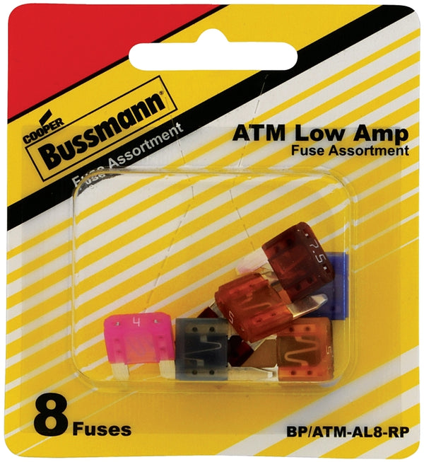 Bussmann BP/ATM-AL8-RP Atm-2, Atm-4, Atm-3, Atm-5, Atm-7-1/2, 8 Pack