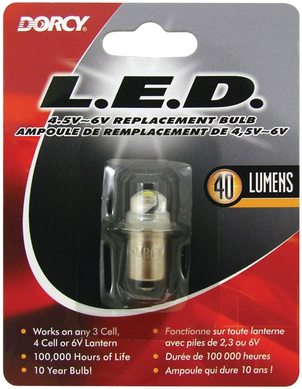 Dorcy 40 Lumen 4.5V to 6V LED Replacement Bulb 41-1644