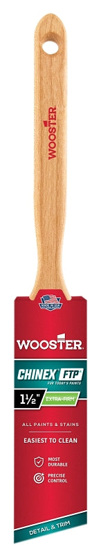Wooster Chinex FTP 1-1/2 in. W Angle Chinex Trim Paint Brush