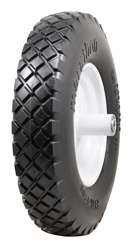 Marathon 00047 16" Knobby Flat Free Wheelbarrow Tire