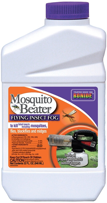 Bonide Mosquito Beater Flying Insect Fog, 32 oz Concentrate Kills Insects and Mosquitoes in Lawn and Garden 551