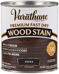 Varathane Premium Fast Dry Wood Stain, Quart, Kona 262010