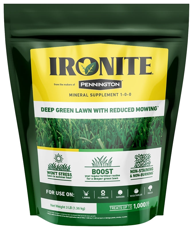 Ironite 100519429 1-0-1 Mineral Supplement/Fertilizer, 3 lb