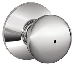 Schlage F40PLY625 Plymouth Privacy Knob, Bright Chrome