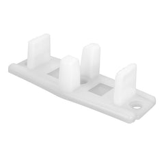 Prime-Line N 6562 Door Guide, 2-7/8 in L x 3/4 in H Dimensions, Nylon, White, Floor, 2/PK