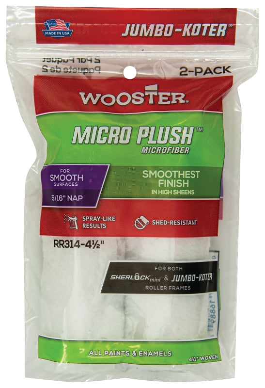 Wooster Brush Company RR314 RR314-4 1/2 Micro Plush, 4 1/2 Inch