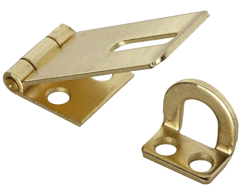 National Hardware N102-053 V30 Safety Hasp in Brass,1-3/4"