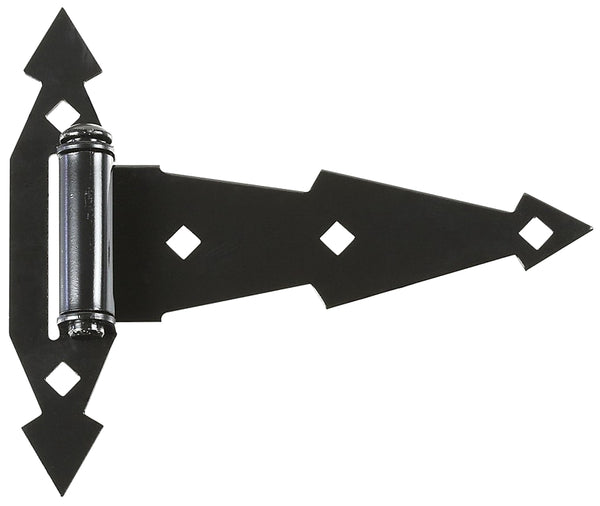 National Hardware Deco T-Hinge Rp Black 7 N165-480