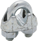 National Hardware 3230BC 1/4" Zinc Plated Wire Cable Clamp N248-294