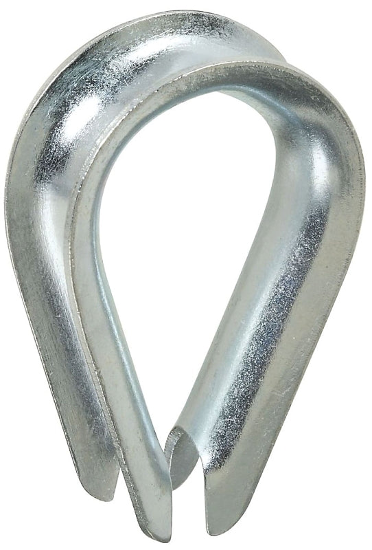 National Hardware N176-842 3232BC Rope Thimble in Zinc plated,1/2"