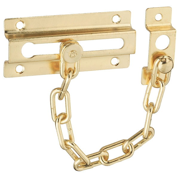 National Hardware N183-590 V807 Door Security Chain, Brass