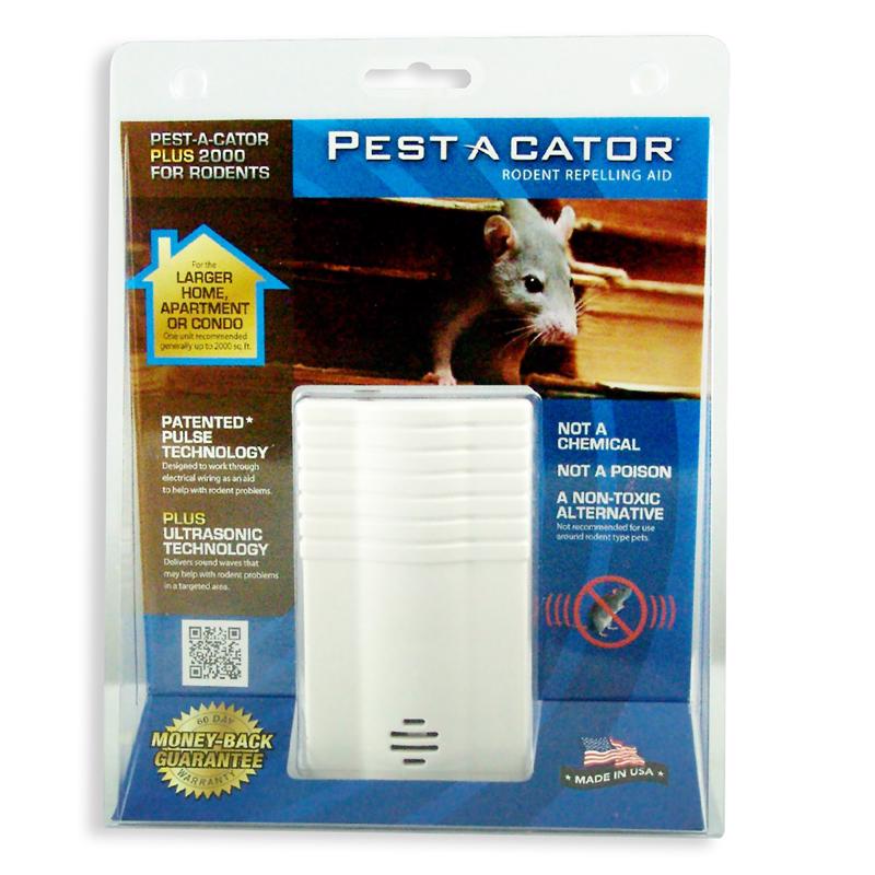 Pest A Cator Plus 2000 Electromagnetic/Ultrasonic Rodent Repeller for Larger Areas