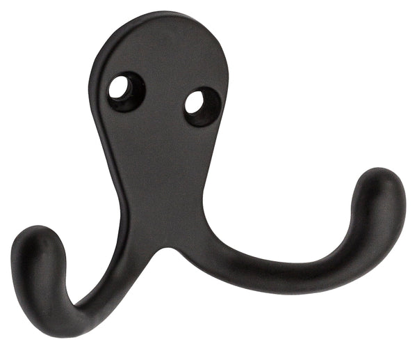 National Hardware N330-829 163 Double Clothes Hooks in Oil Rubbed Bronze, 2 piece