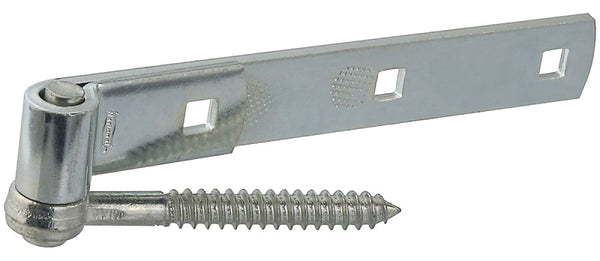 National Hardware N130-054 290BC Screw Hook/Strap Hinges in Zinc plated, 2 pack