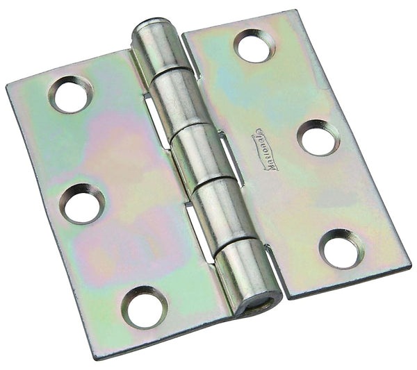 National Hardware N139-832 504BC Removable Pin Broad Hinge in Zinc plated,3 Inch