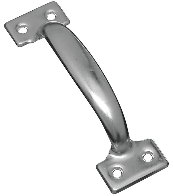 NATIONAL HARDWARE N116-707 6-1/2" Zinc-Plated Utility Pull, Silver