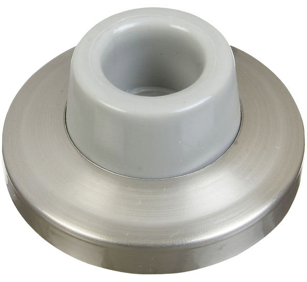 National Hardware N326-983 V1935 Wall Door Stop in Satin Nickel,0