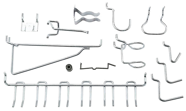 National Hardware N112-062 N112-062 V2396 Peg Hook Assortment in Zinc plated, Pack of 47
