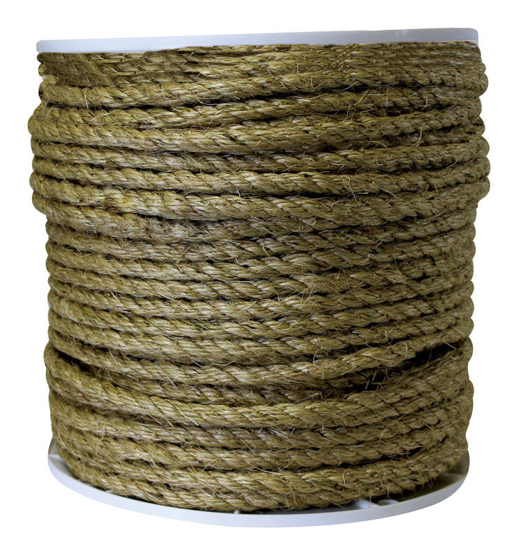 Koch Industries 5301645 Sisal, Twisted, Natural, 1/2-inch by 200-feet, No Size, No Color