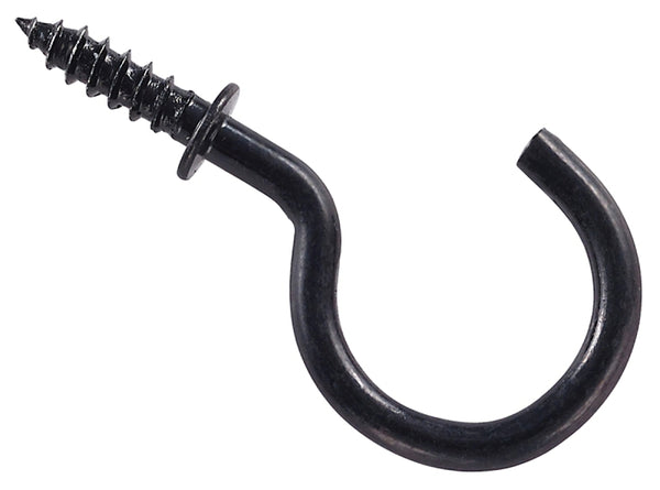 National Hardware N119-729 2023 Cup Hooks in Black, 1", 30 piece