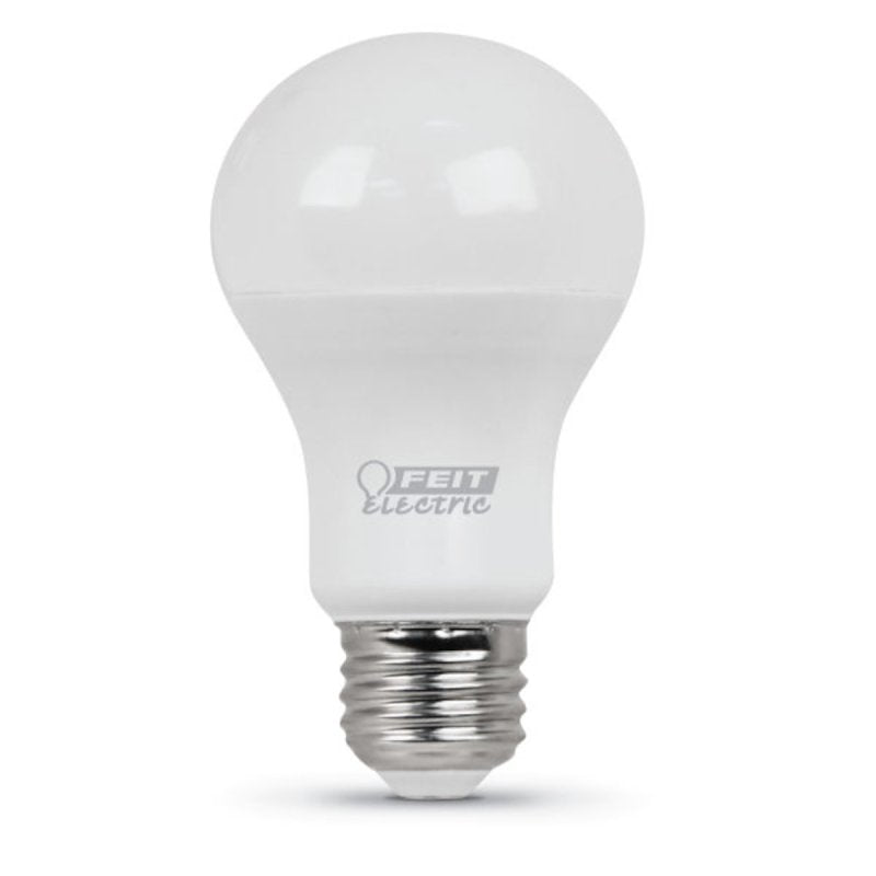 Feit Electric LED Light Bulbs, A19 60W Equivalent, Non Dimmable, 800 Lumens, A19 LED Light Bulbs, E26 Base, 3000k Warm White, A19 LED Bulbs, 10 Year Lifetime, 10 Pack, A800830/10KLED/10/RP