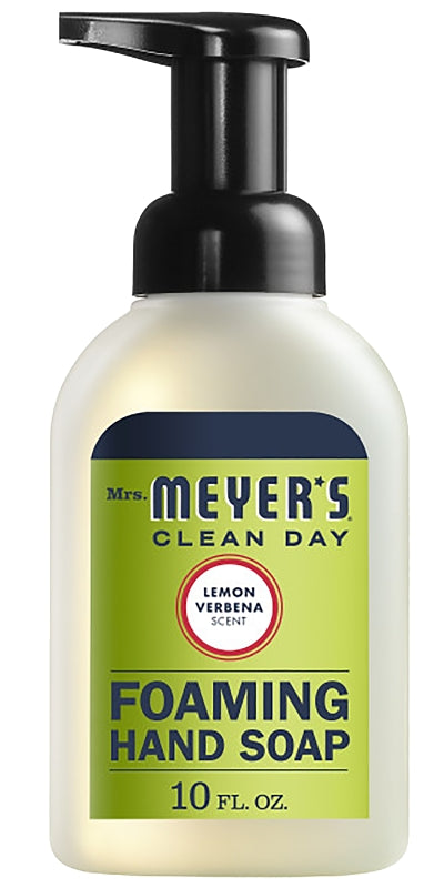 Mrs. Meyer's Clean Day Foaming Hand Soap, Lemon Verbena Scent, 10 Fl oz (Pack of 1) 12166