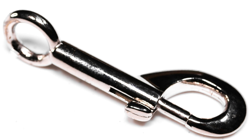 Baron 1/2 in. Dia. x 3-1/4 in. L Nickel-Plated Zinc Bolt Snap 160 lb.