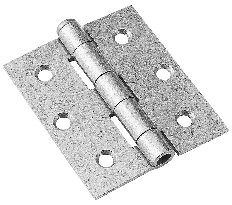 National Mfg Sales Co 3" X 2-1/2" Galvanized Removable Pin Broad Hinges (Pack of 2) N208-850